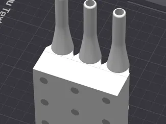 NicPro Pencil Pegboard Mount (1/4"-20 inserts)