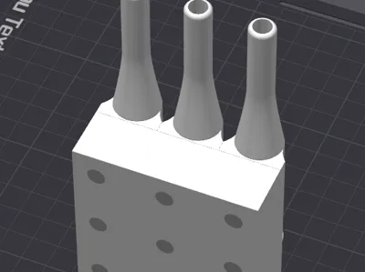 NicPro Pencil Pegboard Mount (1/4"-20 inserts)