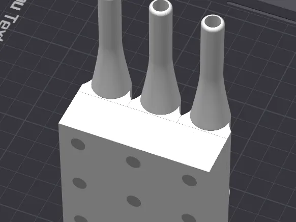NicPro Pencil Pegboard Mount (1/4"-20 inserts)