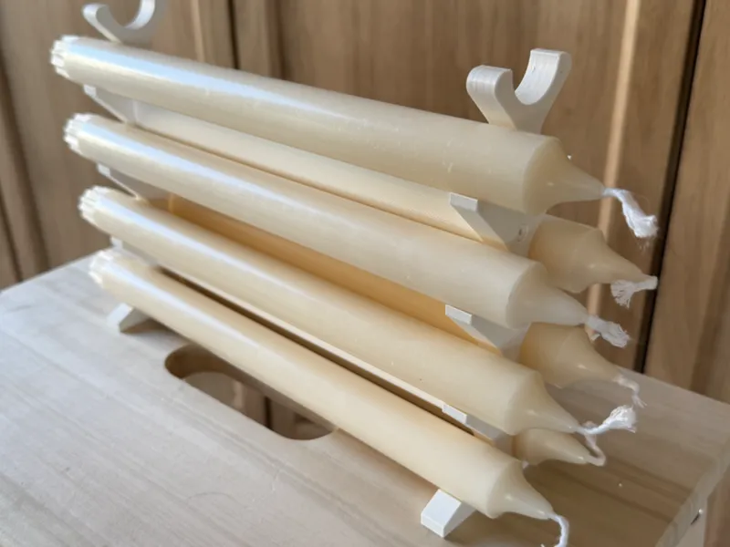 Vertical Candle Storage Stand