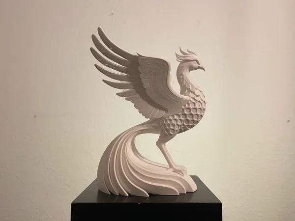 Phénix, sculpture Hexa