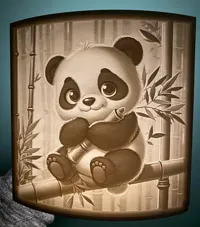 Veilleuse lithophanie panda — photo 2