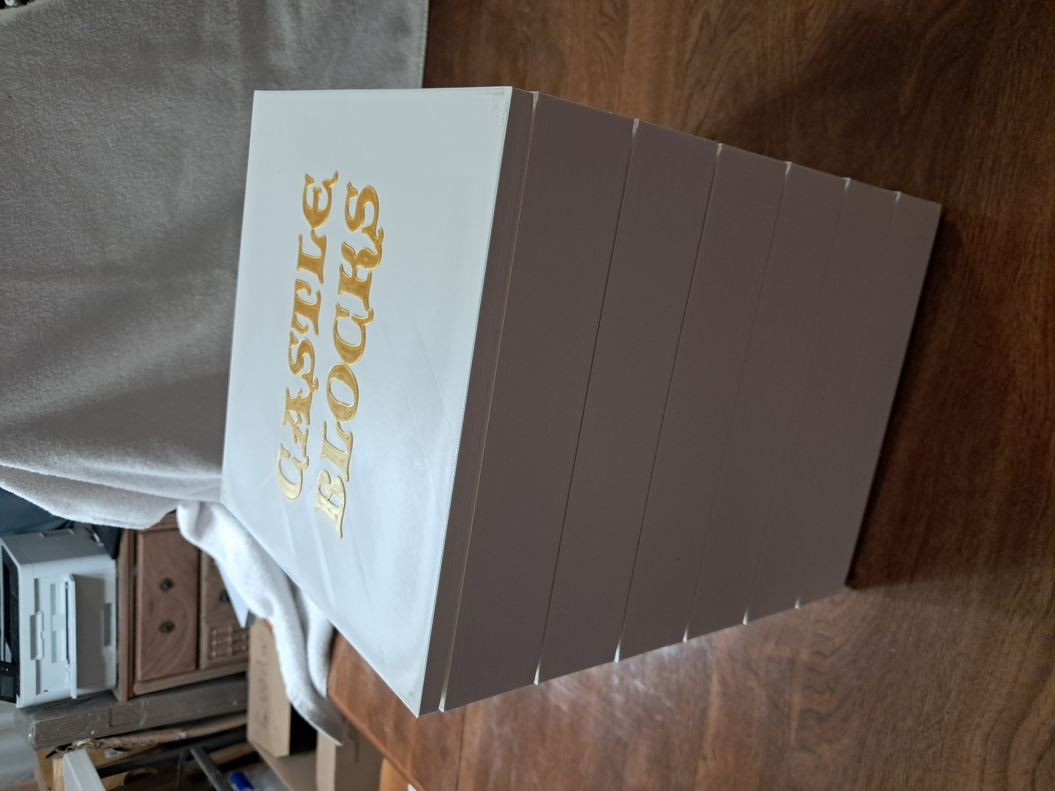 Miniatura 4 do modelo 3D Castle Blocks with Custom Boxes