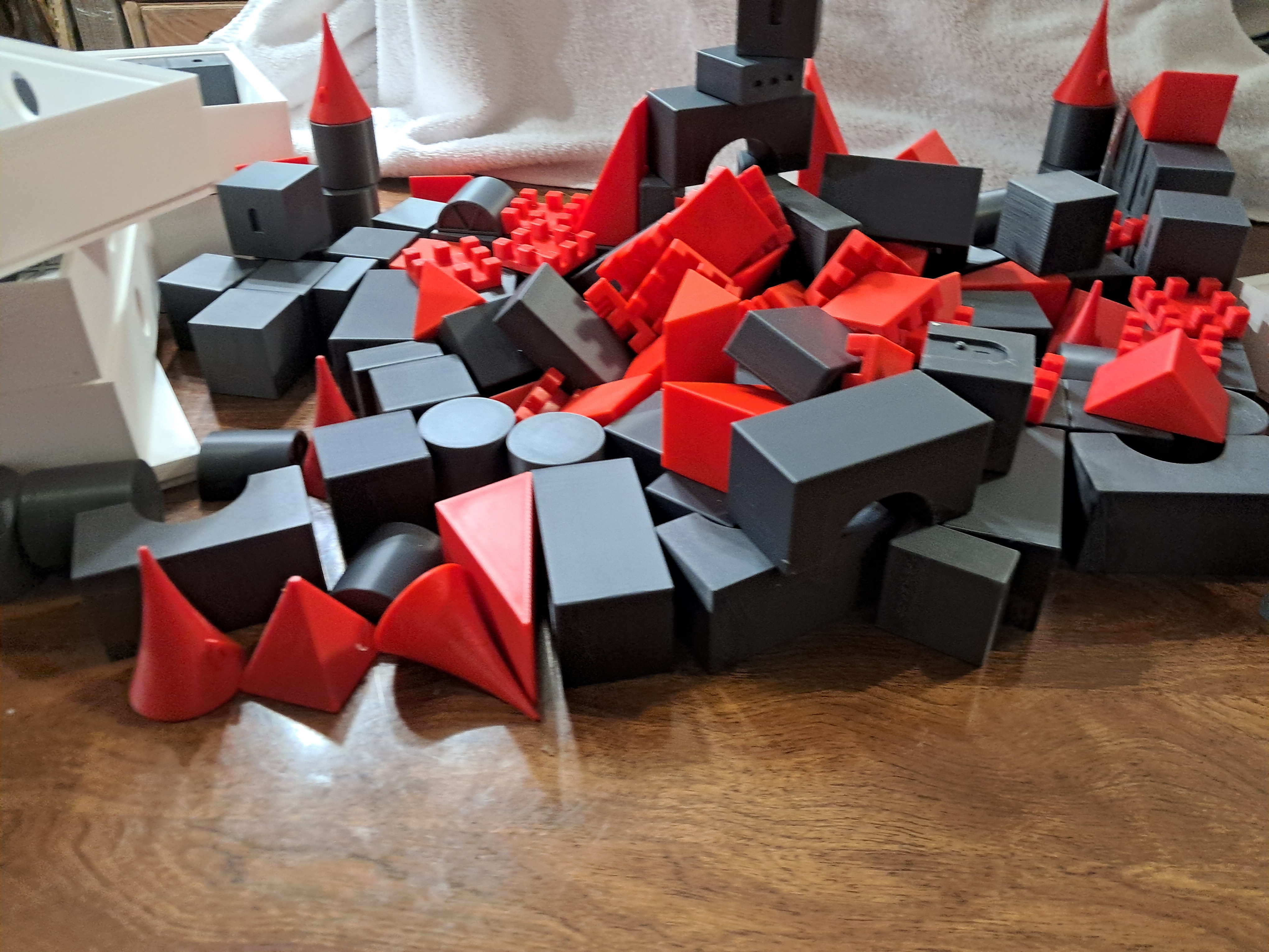 Miniatura 5 do modelo 3D Castle Blocks with Custom Boxes