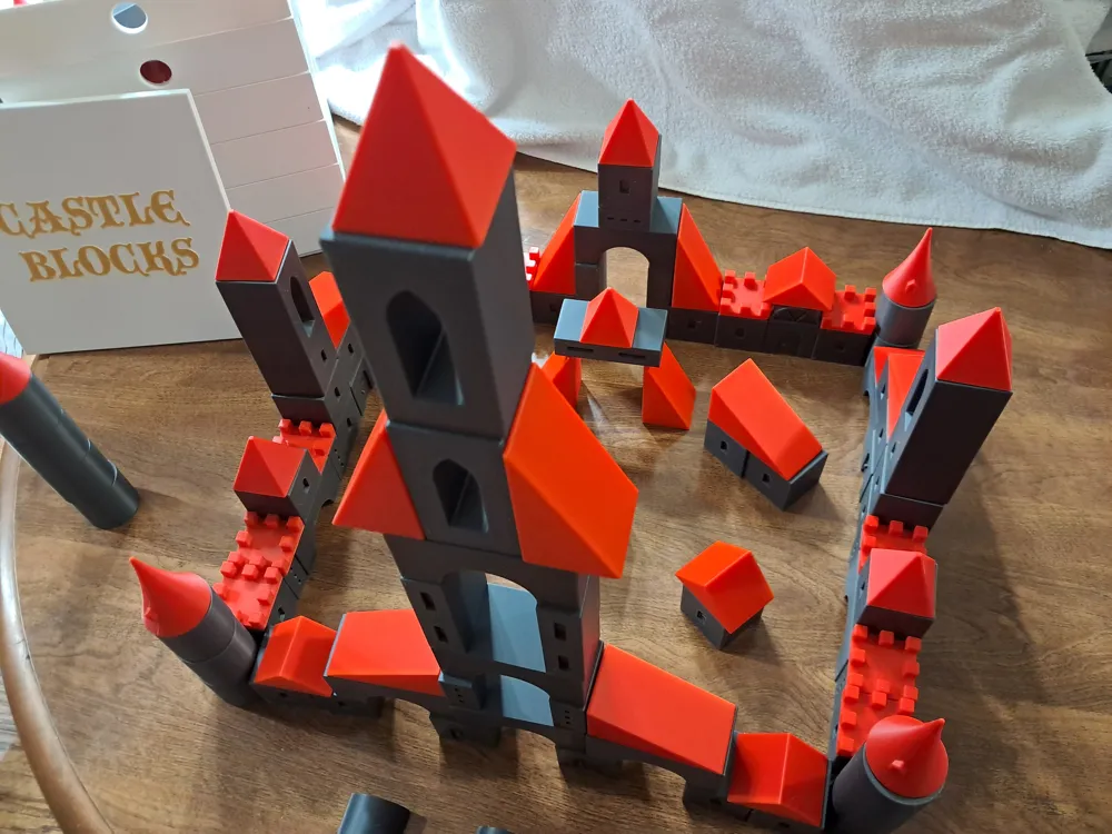 Castle Blocks with Custom Boxes - Free 3D Print Model - MakerWorld