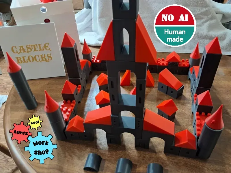 Castle Blocks with Custom Boxes