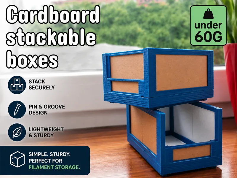 Cardboard Stackable Boxes