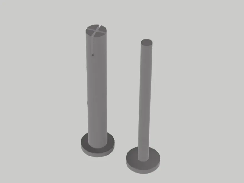 Fasteners for front fan computer