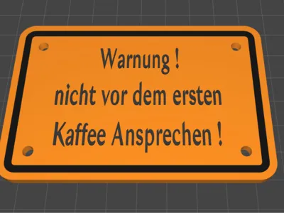 Warning Coffee