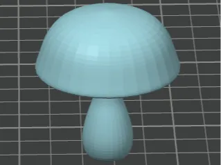 Petit champignon décoratif