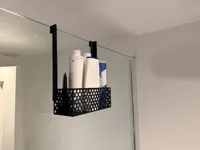 Shower Basket Glass Wall 8mm