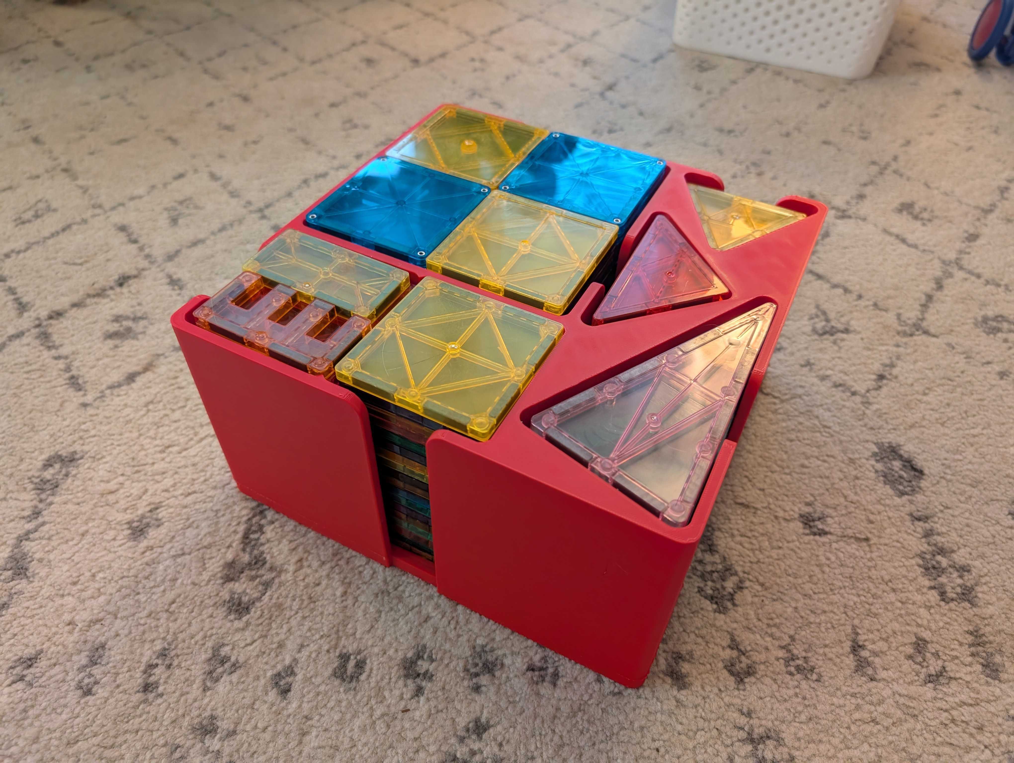 Miniatura 3 do modelo 3D Magnet Tile Storage