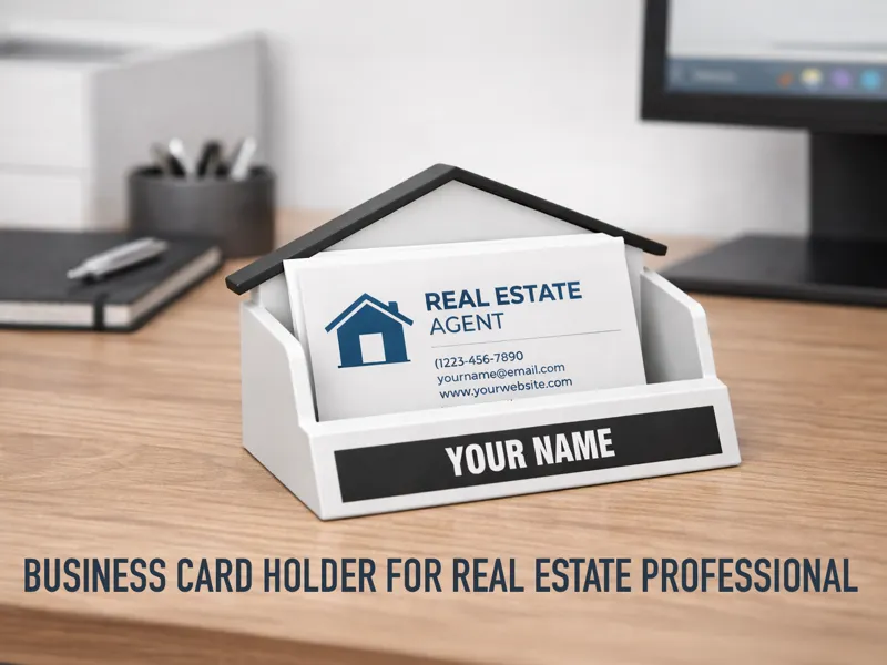Business Card Holder for Real Estate Professional