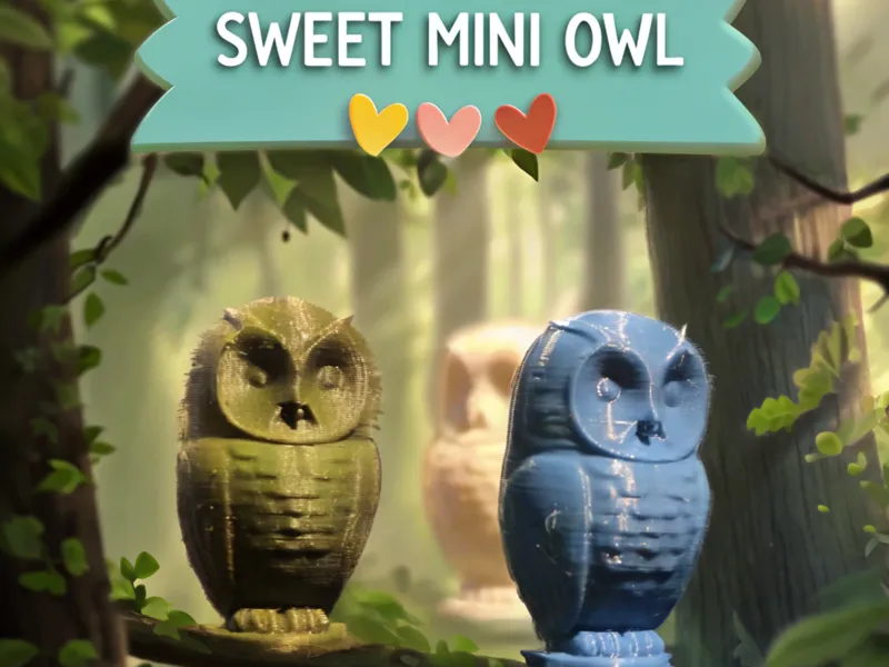 Mini-Eulen Glücksbringer klein süß & überall dabei