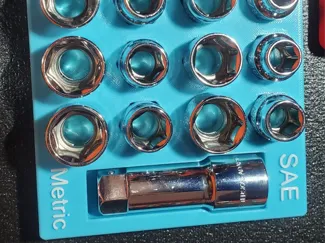 PITTSBURGH SAE and Metric Pass-Thru Socket Set