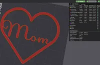 Cadre cœur pour macramé — cadeau maman — photo 2