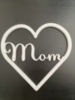 Cadre cœur pour macramé — cadeau maman — photo 3