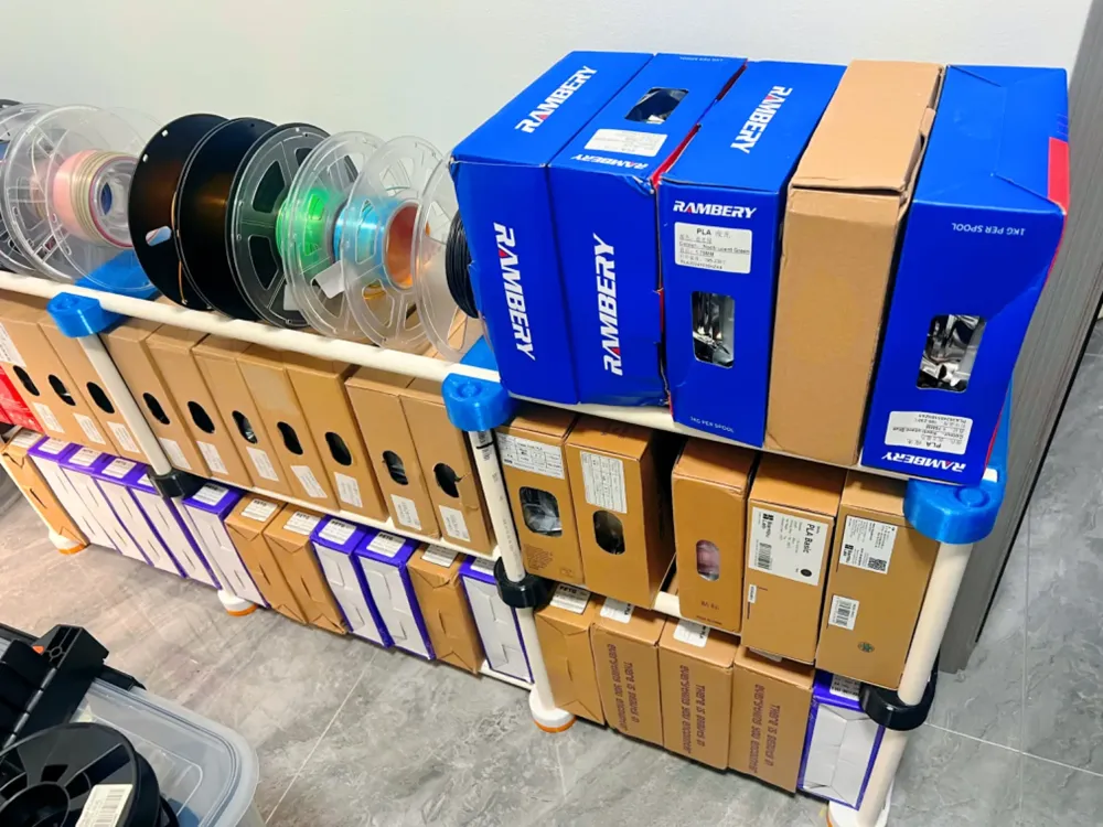 Practical Filament Storage Rack by 关灯DIY MakerWorld: Download Free 3D ...
