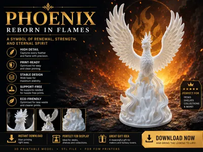 Phoenix Reborn in Flames