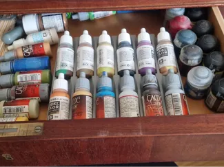 Low-Profile Paint Holder/ Color Bottles (12 Slots)