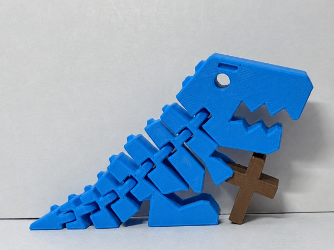 Flexi Rex Holding Little Cross