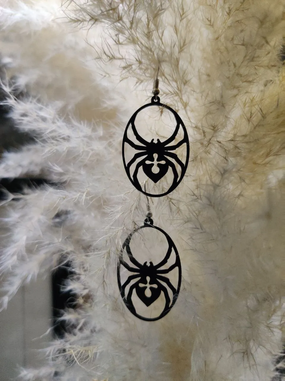 Black Widow Duo Earrings view 2