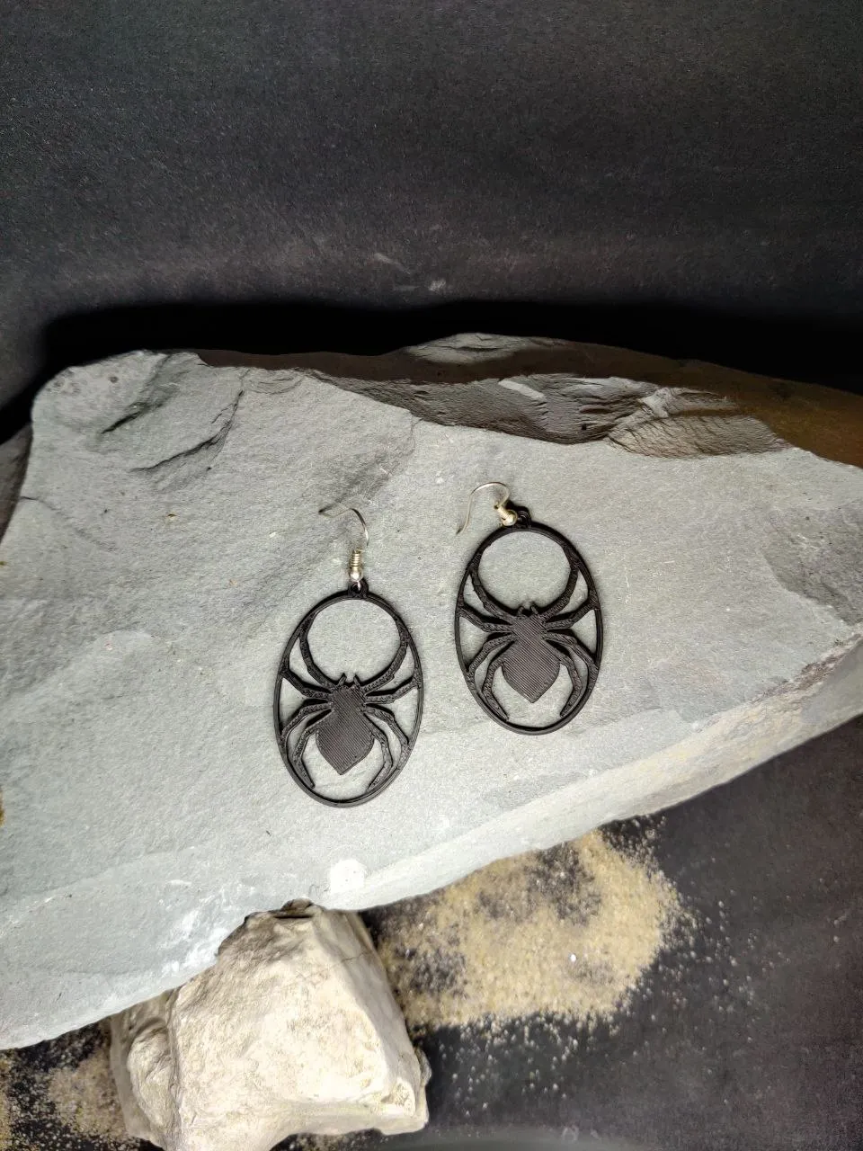 Black Widow Duo Earrings view 3