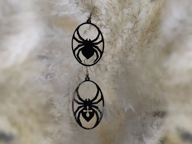 Black Widow Duo Earrings