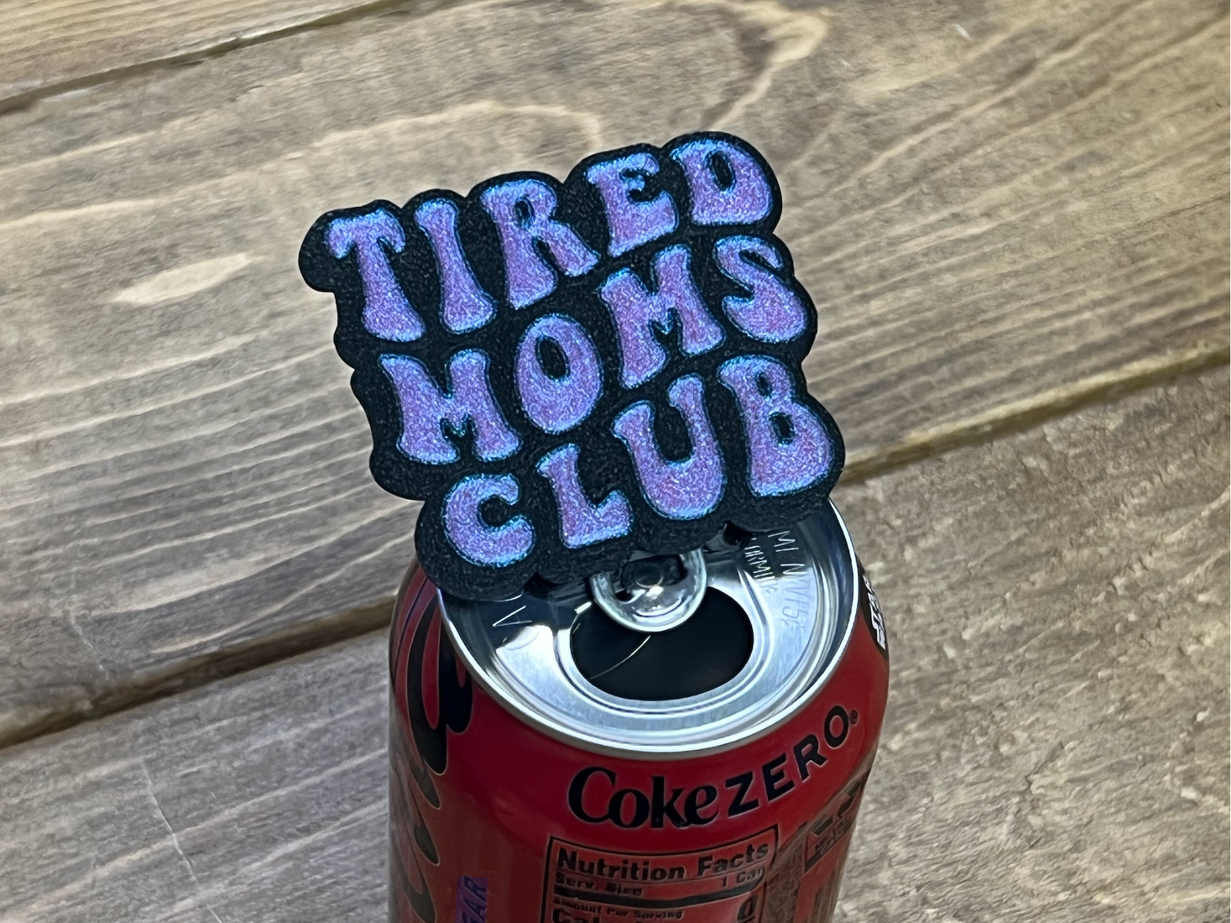 Tired Moms Cub Pop Can Tab Opener with Keyring