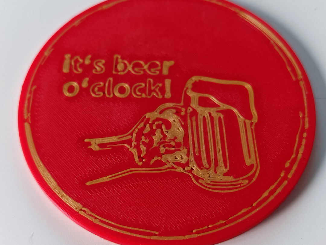 Cup Holder With Print Upside Down