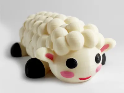 Sheep Cute Flexi - Articulated by PinkyWings MakerWorld: Download Free ...