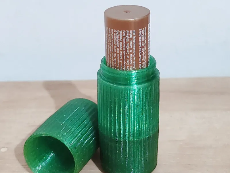 Estojo para Protetor Labial Hearts (Textura)