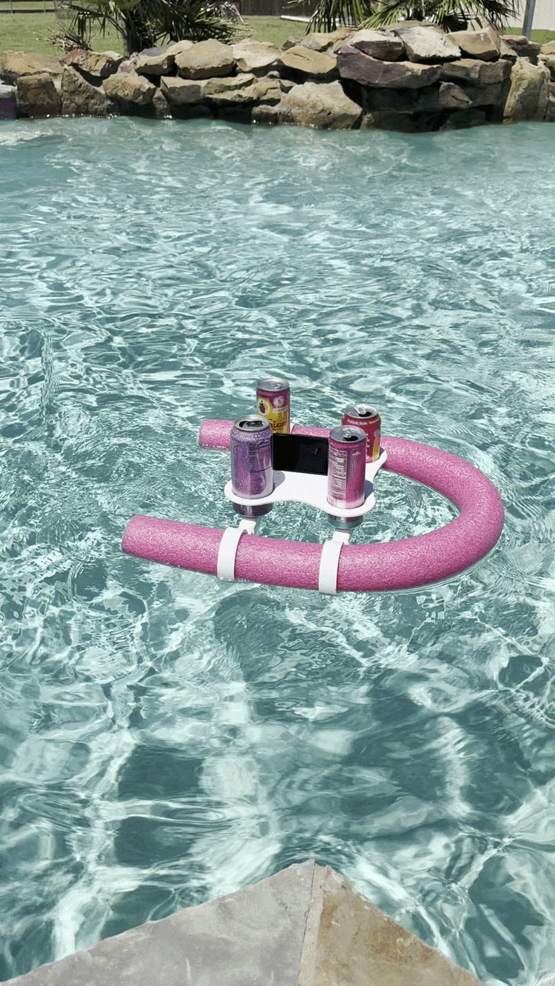 Pool Noodle 4 Can (Skinny/Reg) & Phone Holder Tray