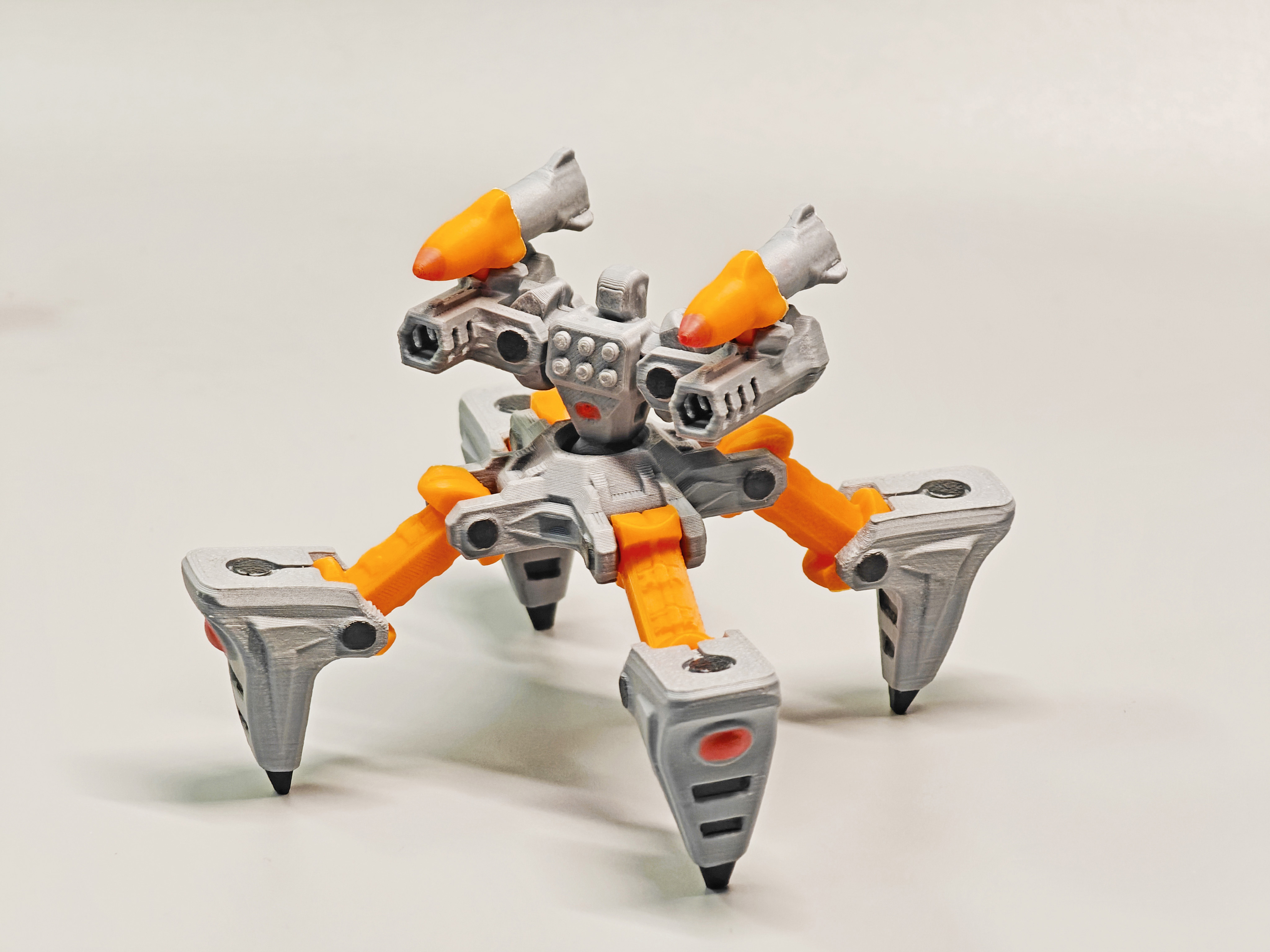 Miniatura 3 do modelo 3D 四足机器人 可动机甲 KC 01