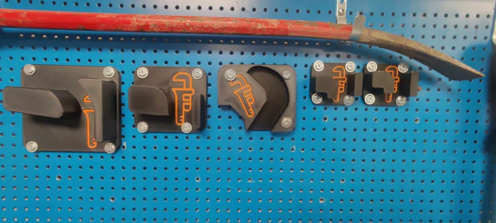 Bahco - Water pipe wrench holder by Tag3mand - MakerWorld