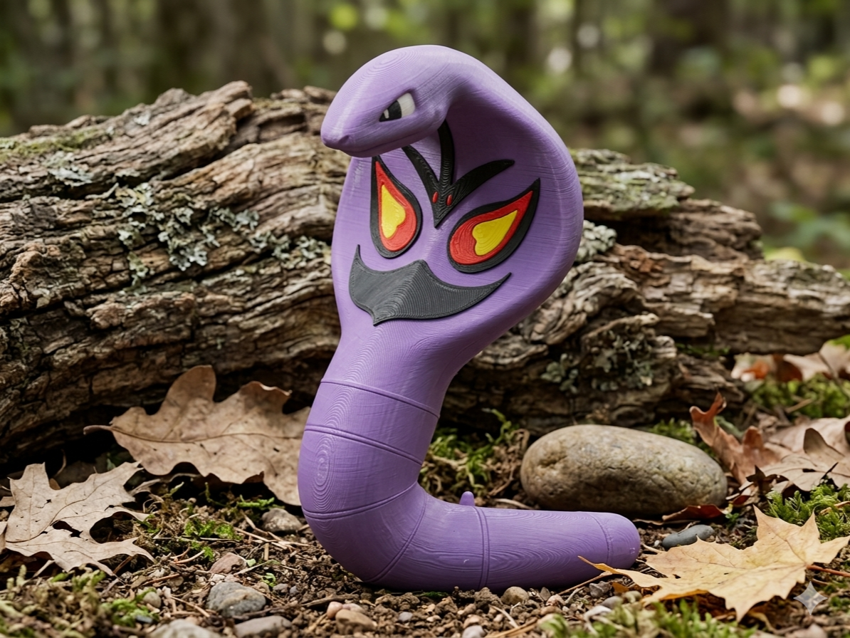 Arbok Pokemon Figure Multi-Color Print