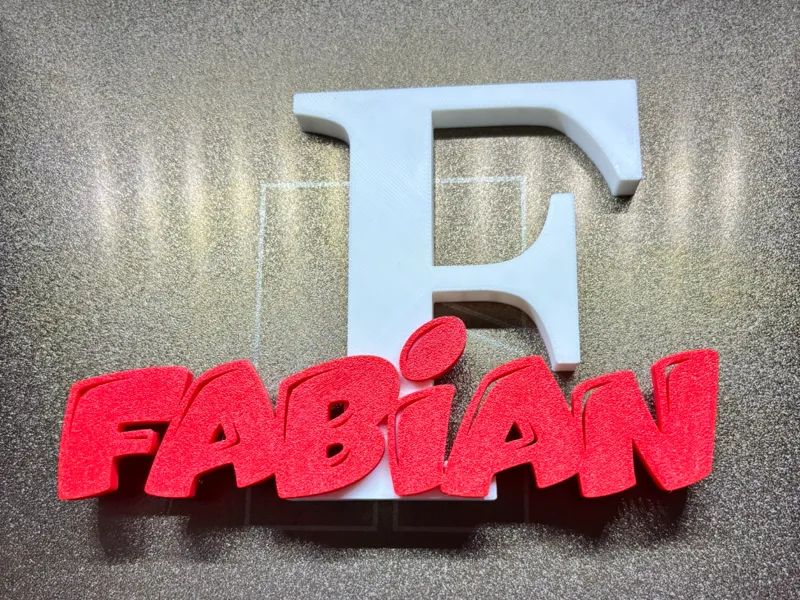 Fabian Namensschild
