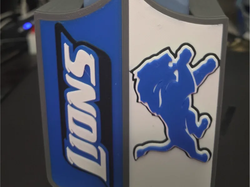 Detroit Lions bath and body works soap holder