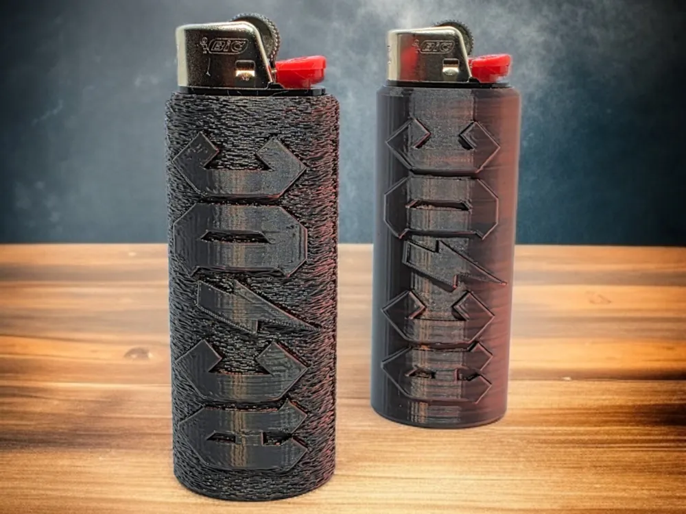 AC/DC Bic Sleeve - Free 3D Print Model - MakerWorld