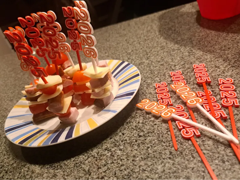 New Year Party Mini Skewers