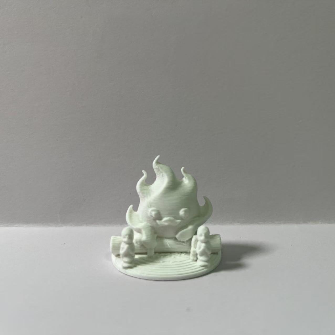 Miniatura 1 do modelo 3D 卡西法-哈尔的移动城堡-宫崎骏动漫周边手办-儿童涂色玩具