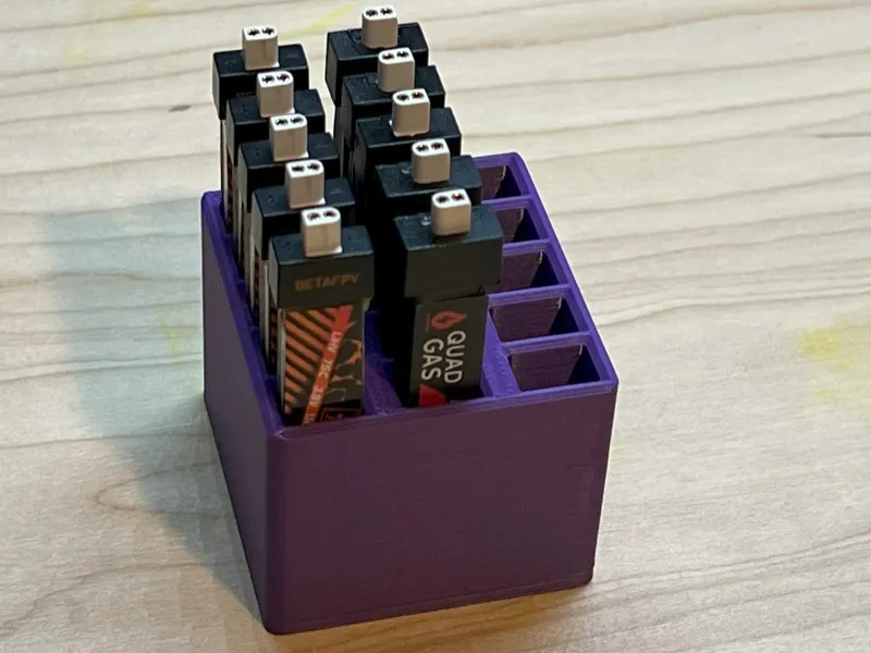 Battery Holder for 1S Folded Cell Whoop Batteries