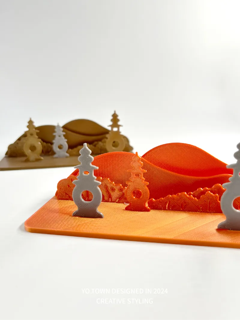 【Yo.Town 3D】Three Pools Mirroring the Moon