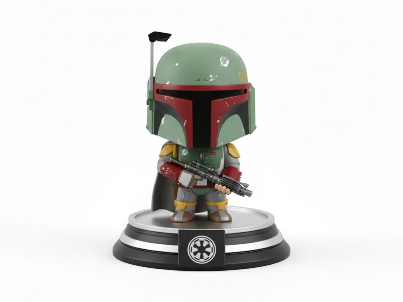 Star wars chibi minifigure - Boba Fett