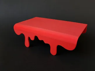 Dripping wall shelf