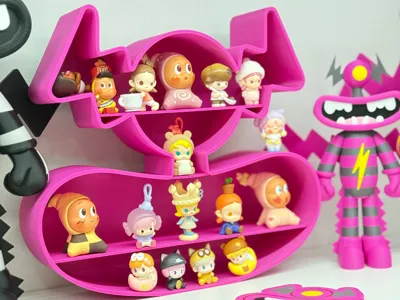 Wang Sulong Hāipíyá Dàcīhuā Moe Figures Display Stand Figure Storage Rack Merchandise