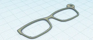 Glasses Keychain