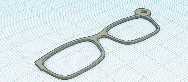 Glasses Keychain
