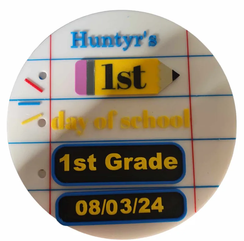 First Day of School Photo Op Board