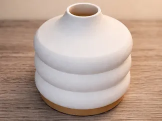 Vase rond gonflé